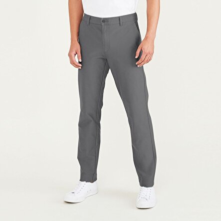 Smart 360 Comfort Knit Gri Slim Fit Chino Pantolon