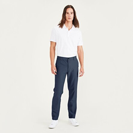 Smart 360 Comfort Knit Lacivert Slim Fit Chino Pantolon
