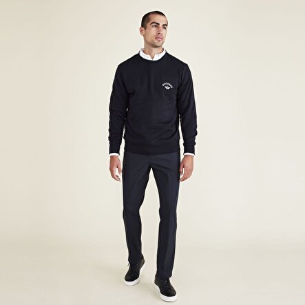 Signature Go Siyah Khaki Slim Fit Pantolon