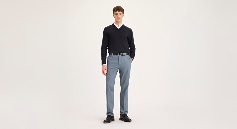 Signature Stain Defender Slim Fit Pantolon