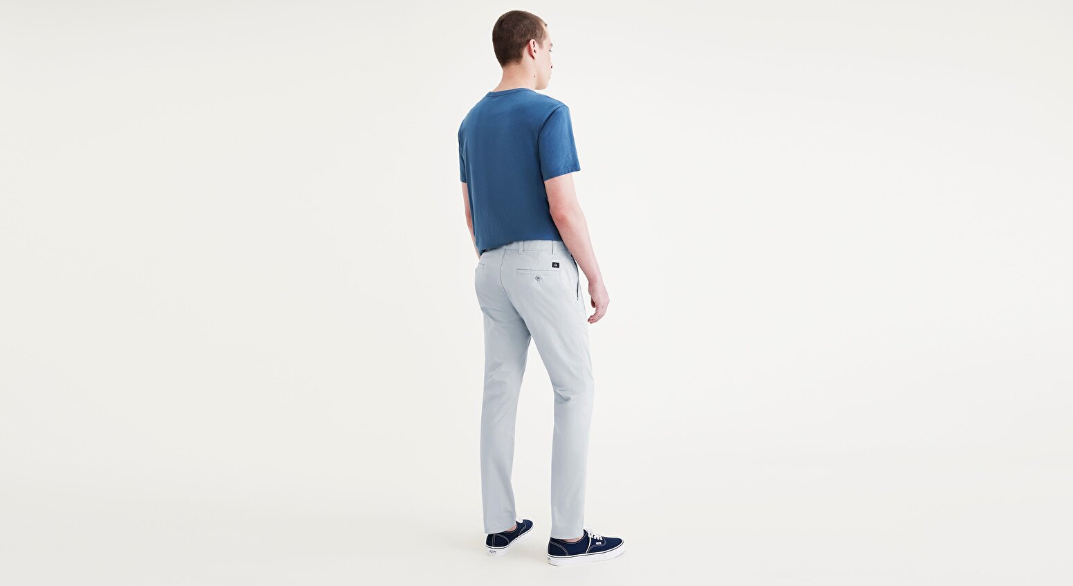 Smart 360 Flex Gri Ultimate Skinny Fit Chino Pantolon, Lightweight
