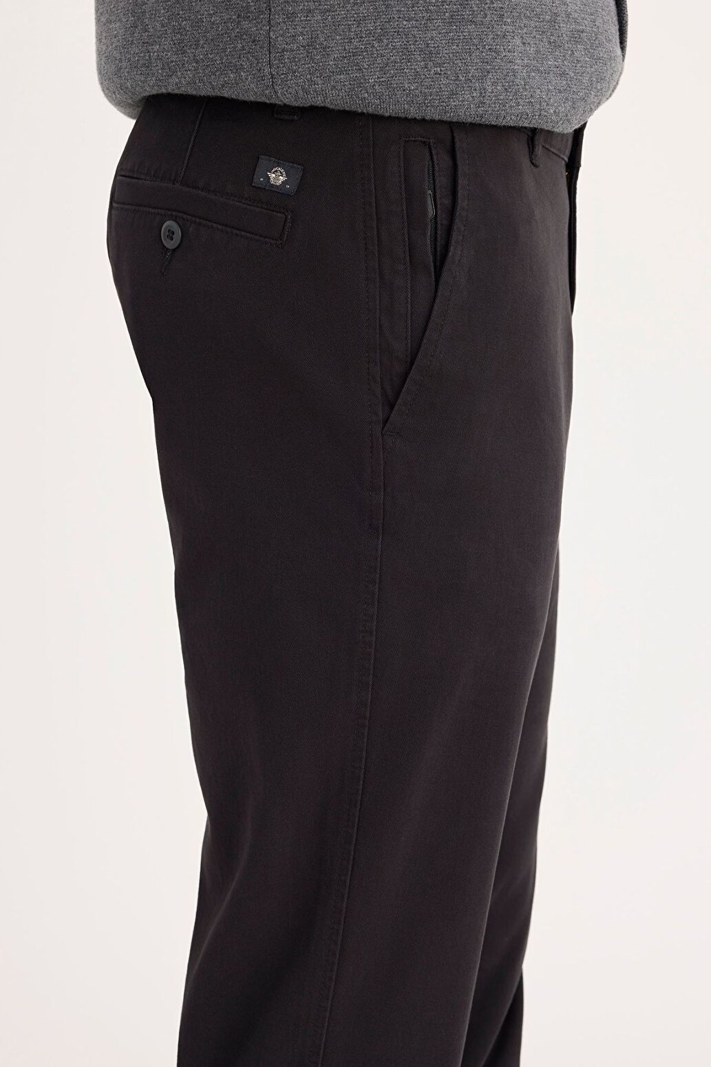 Smart 360 Flex Siyah Ultimate Slim Fit Chino Pantolon