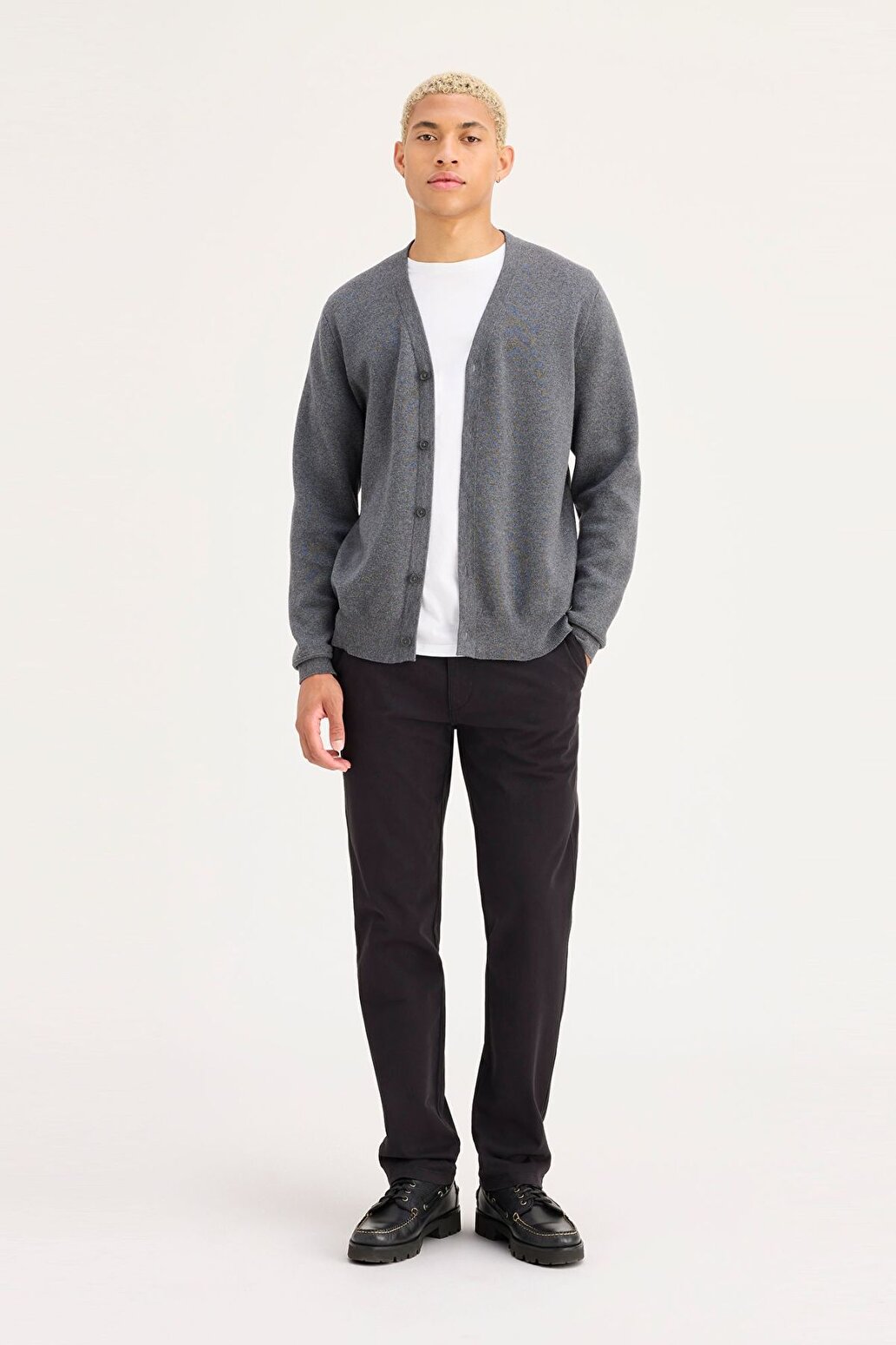 Smart 360 Flex Siyah Ultimate Slim Fit Chino Pantolon
