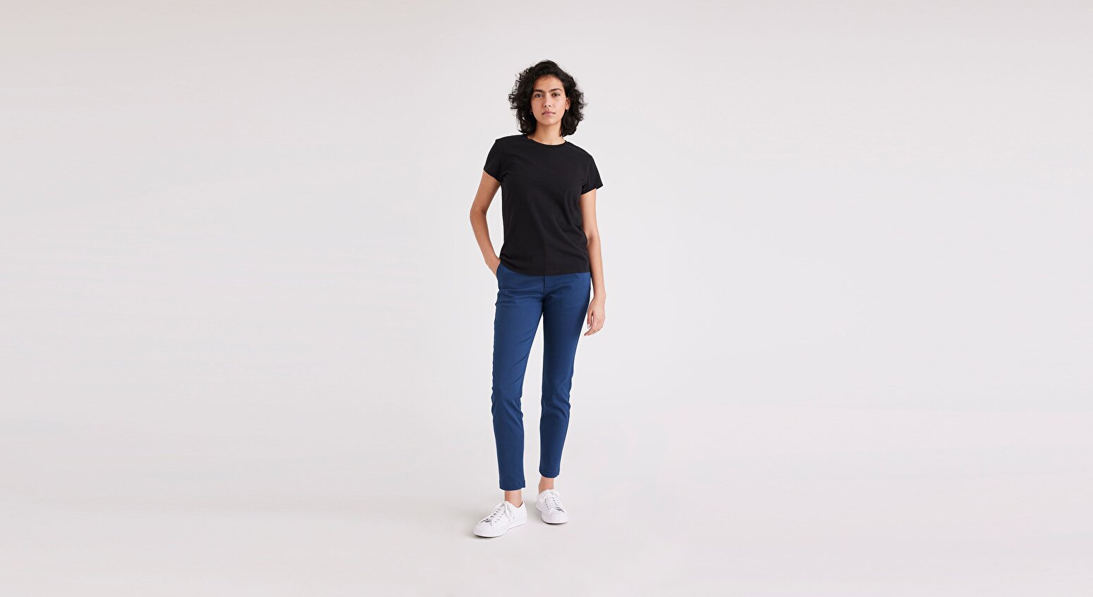 Weekend Chino Lacivert Skinny Fit Pantolon