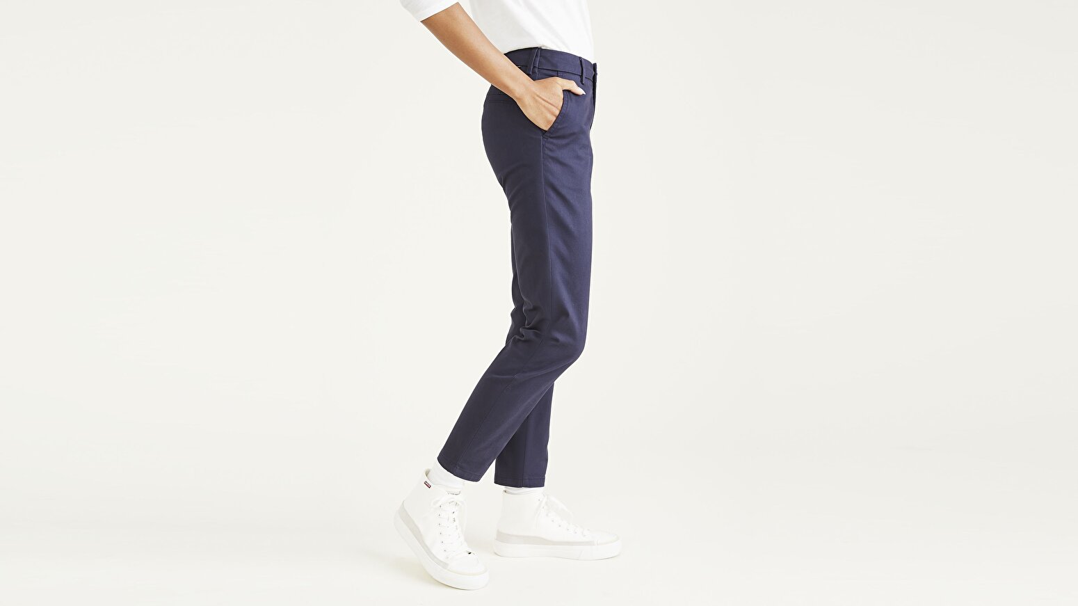 Weekend Chino Lacivert Skinny Fit Pantolon