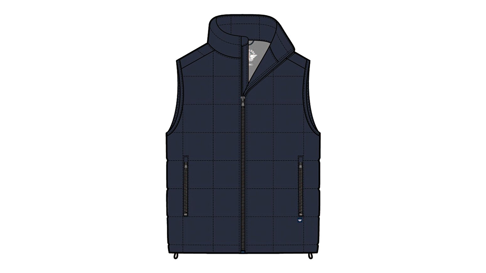 Nylon Lightweight Quilted Yelek