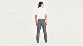 Smart 360 Comfort Knit Gri Slim Fit Chino Pantolon