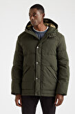 Micro Twill Barn Puffer Parka