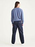 Smart 360 Tech Kargo Lacivert Straight Fit Pantolon
