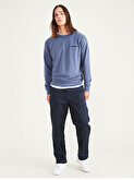 Smart 360 Tech Kargo Lacivert Straight Fit Pantolon