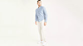 Linen Band Collar Shirt