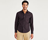 Stretch Oxford Kahverengi Gömlek