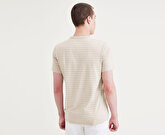 Yuvarlak Yaka Bej Tişört