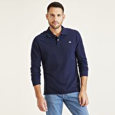 Uzun Kollu Lacivert Polo