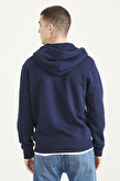 Full Zip Lacivert Hoodie