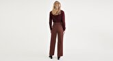 Original Pleated High Wide Pantolon