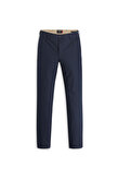 Smart 360 Comfort Knit Lacivert Skinny Fit Chino Pantolon