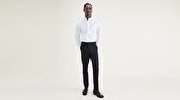 Signature Stain Defender Creased Slim Fit Pantolon