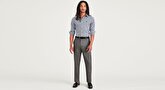 Signature Stain Defender Creased Slim Fit Pantolon