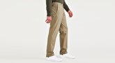Signature Stain Defender Creased Slim Fit Pantolon