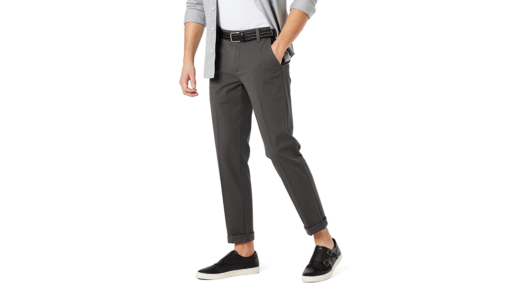 Workday Khaki, Slim Fit-Storm - Grey
