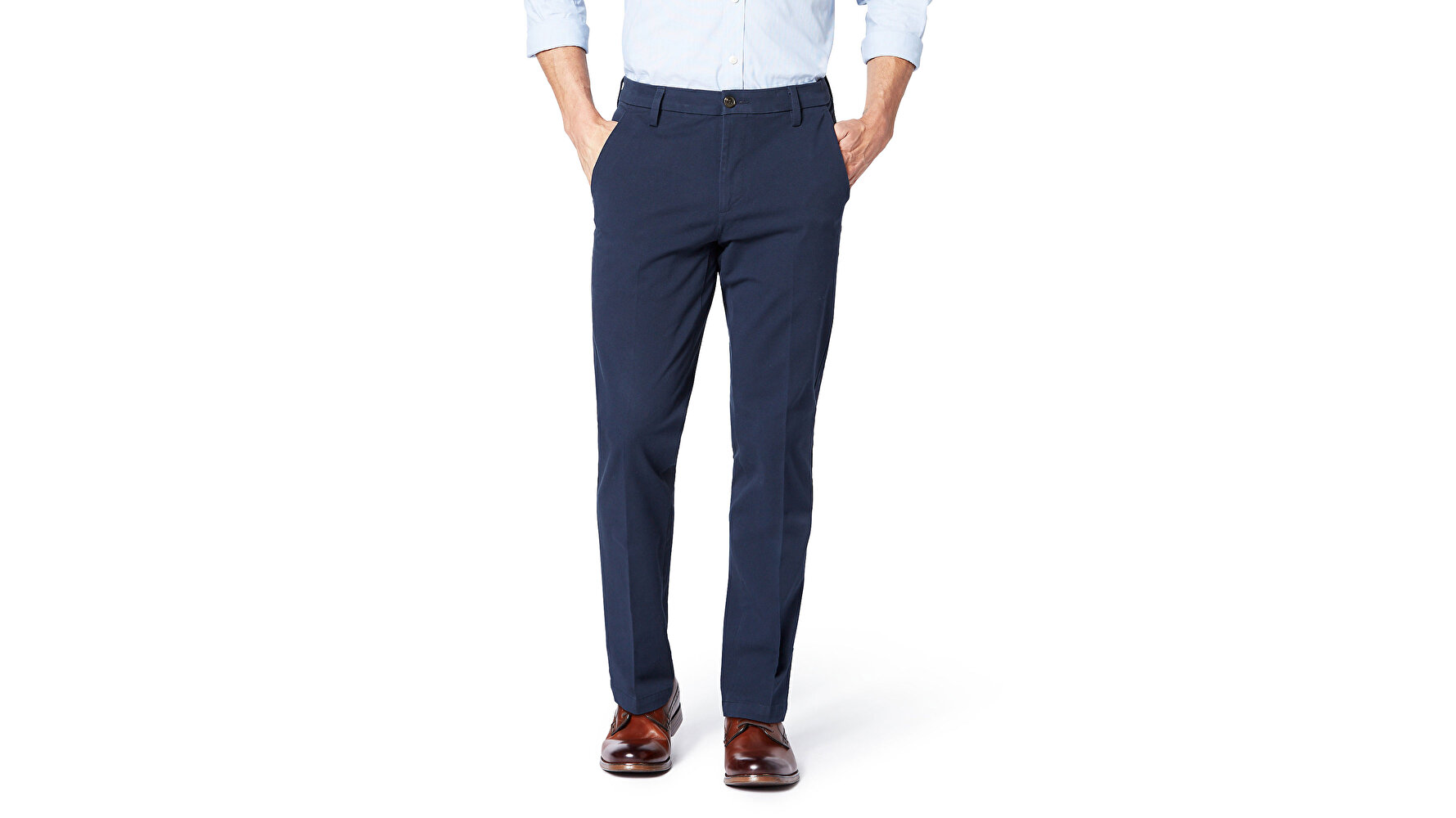 Workday Khaki, Slim Tapered Fit-Navy