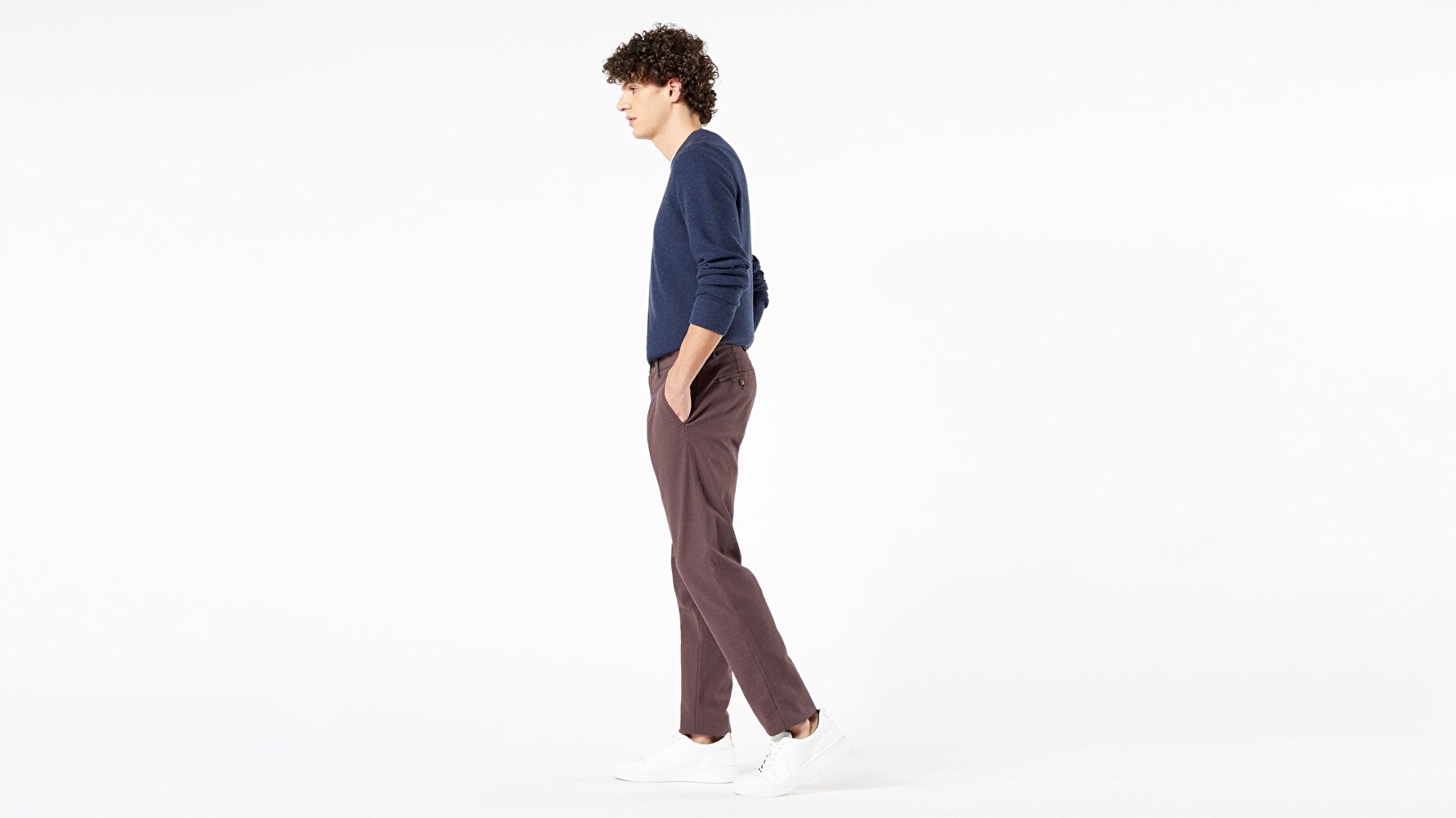 Chino Tapered Fit - Dobby Pantolon