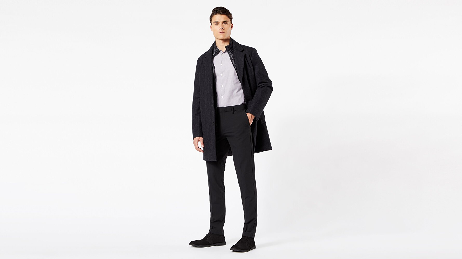 Alpha Chino, Slim Fit-Black