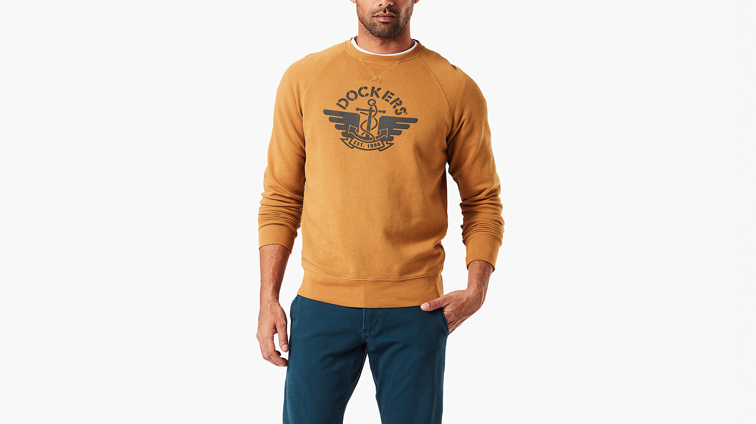 Bisiklet Yaka Sweatshirt