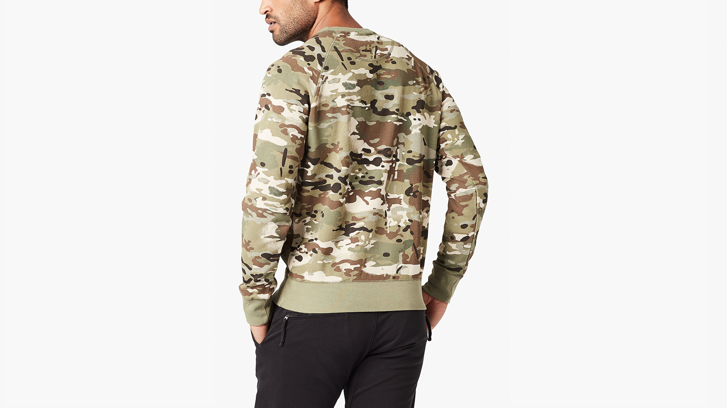 Bisiklet Yaka Sweatshirt