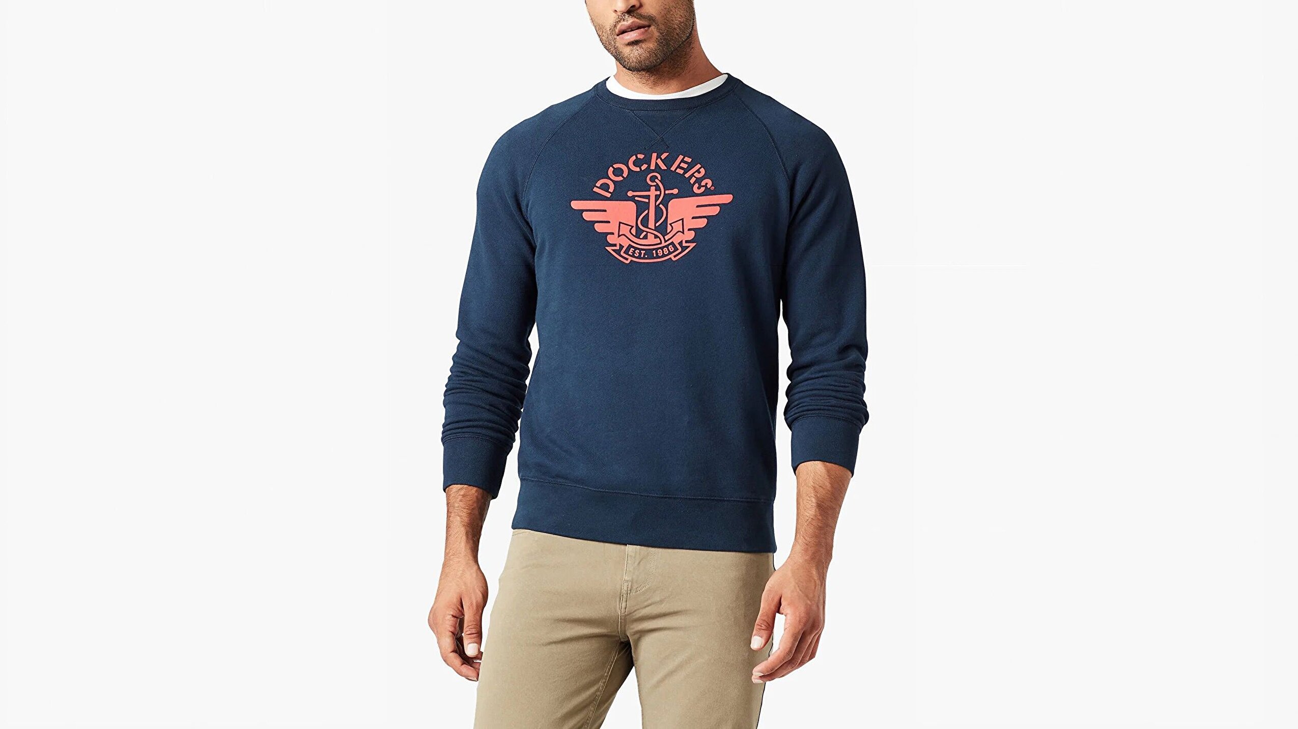 Bisiklet Yaka Sweatshirt