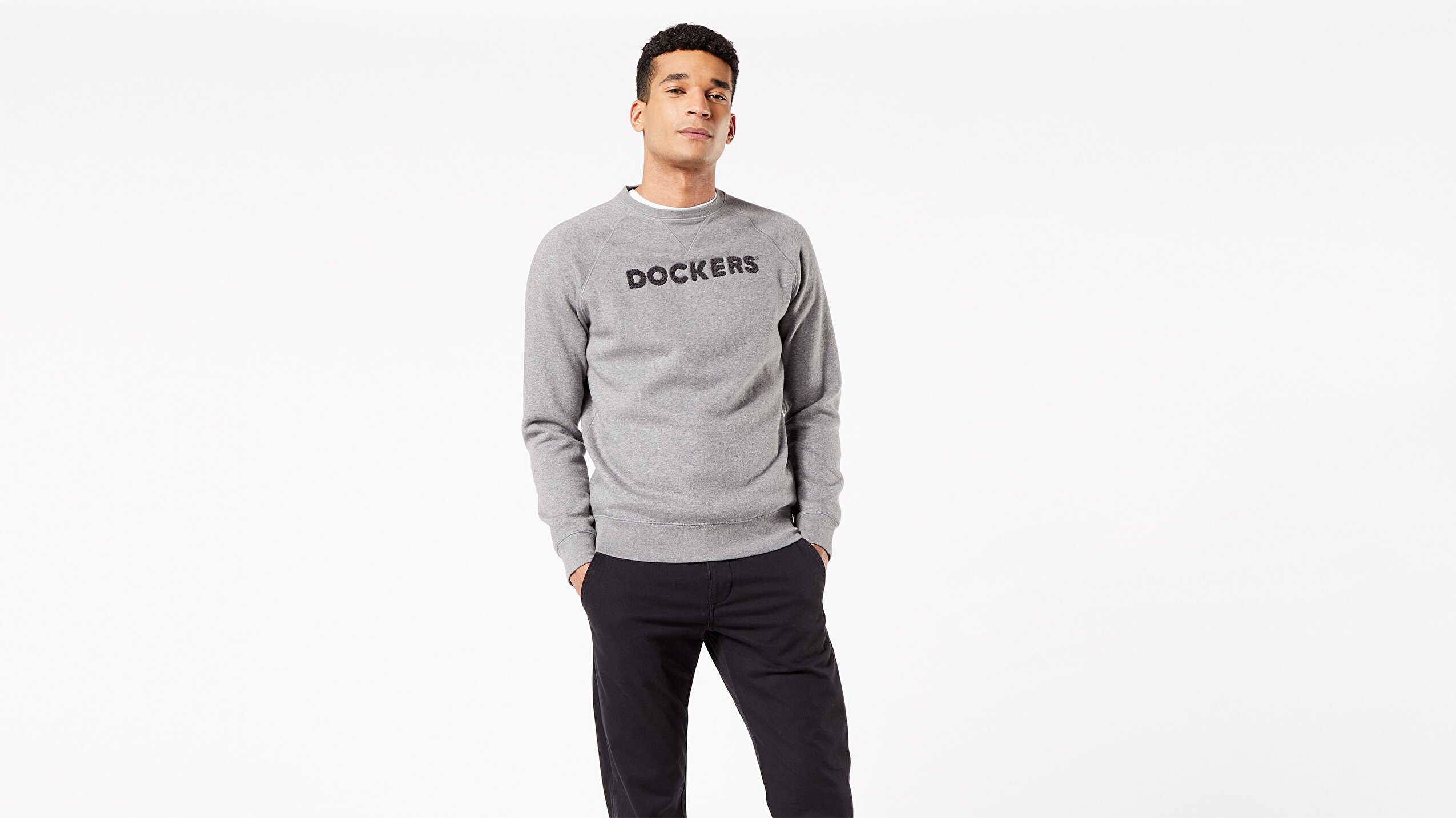 1986 Logo Bisiklet Yaka Sweatshirt