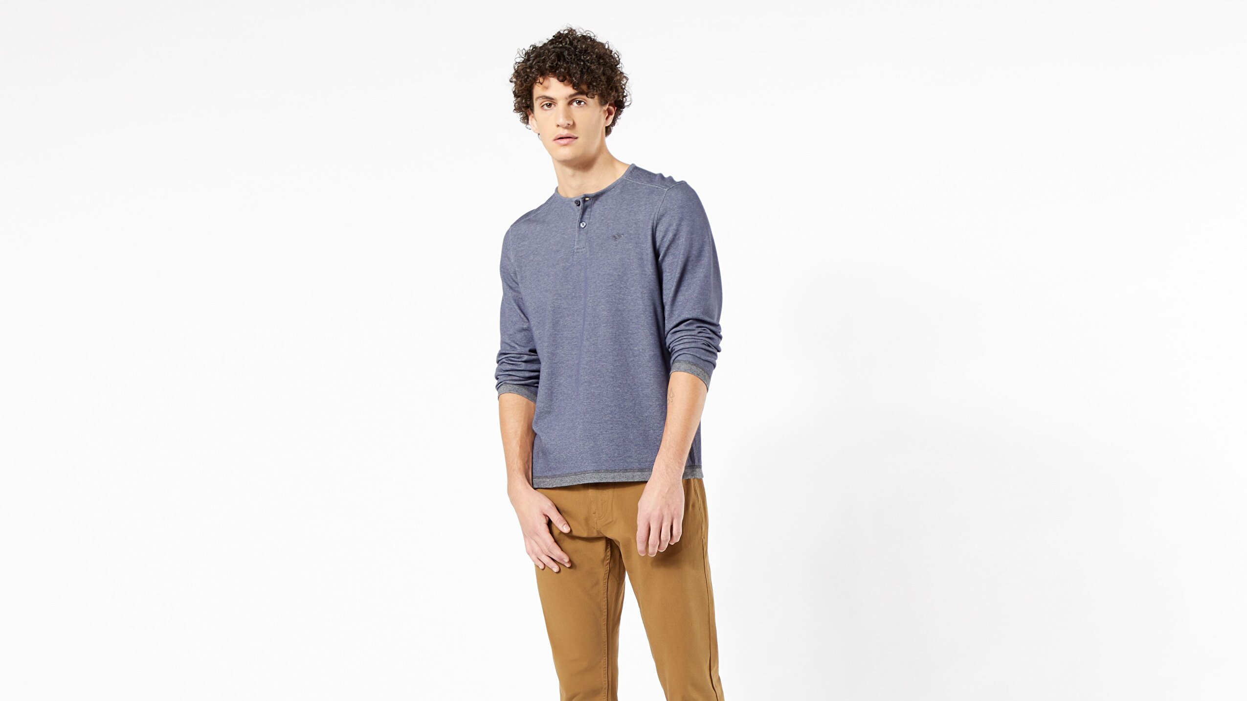Textured Crew Tişört