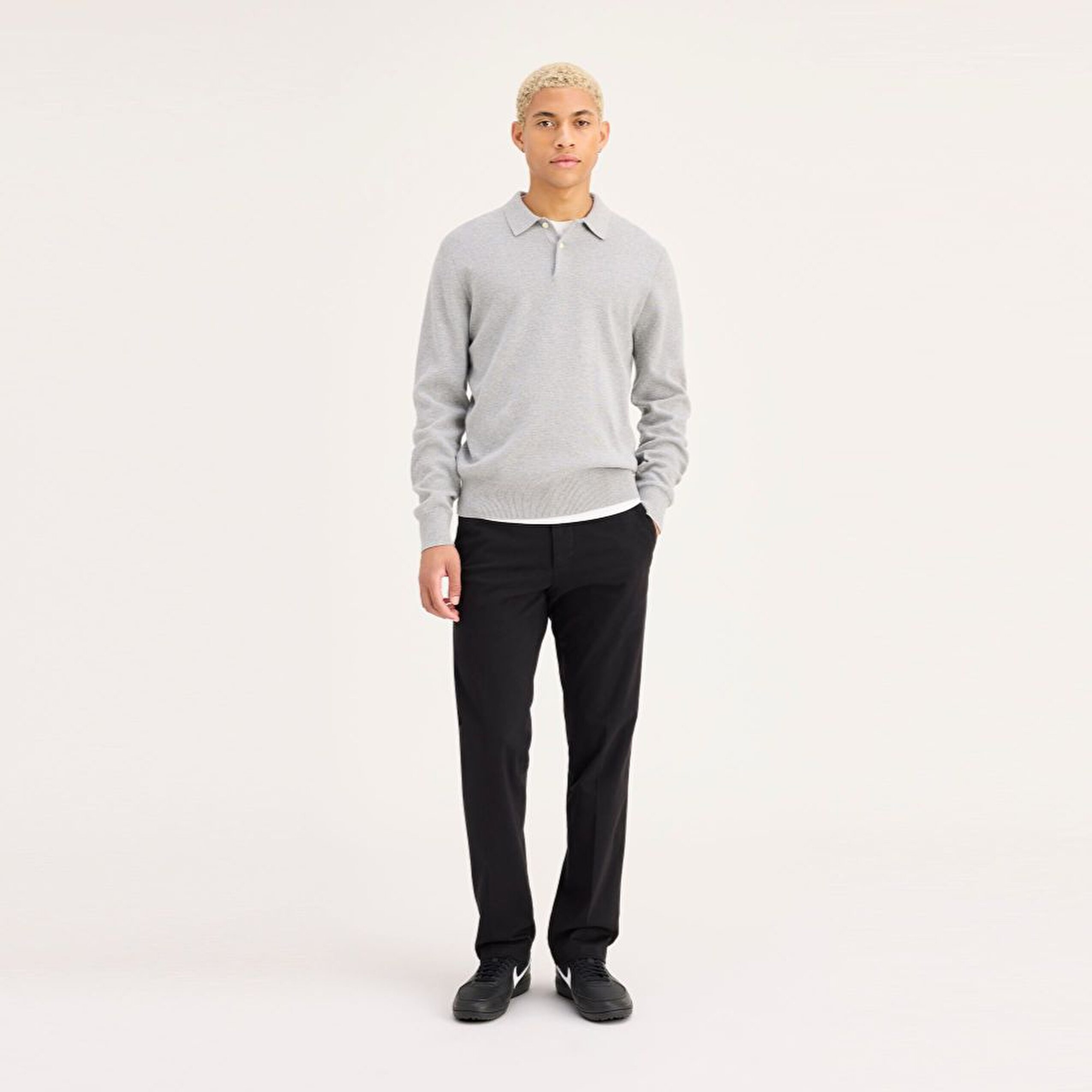 Smart 360 Flex Siyah Workday Slim Fit Pantolon