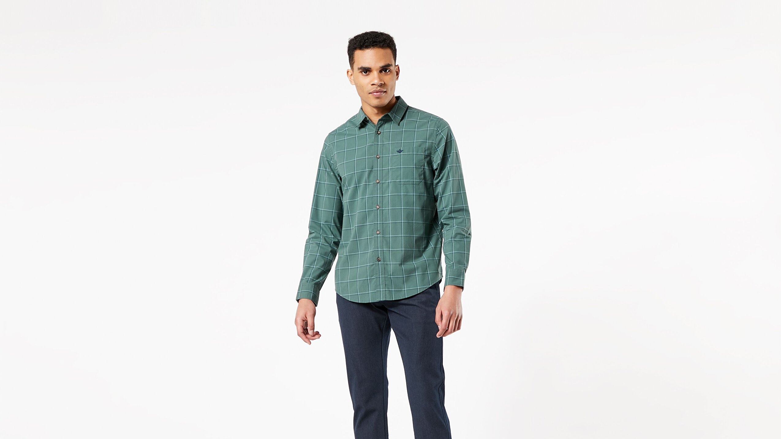 Washed Poplin Button-Up Gömlek