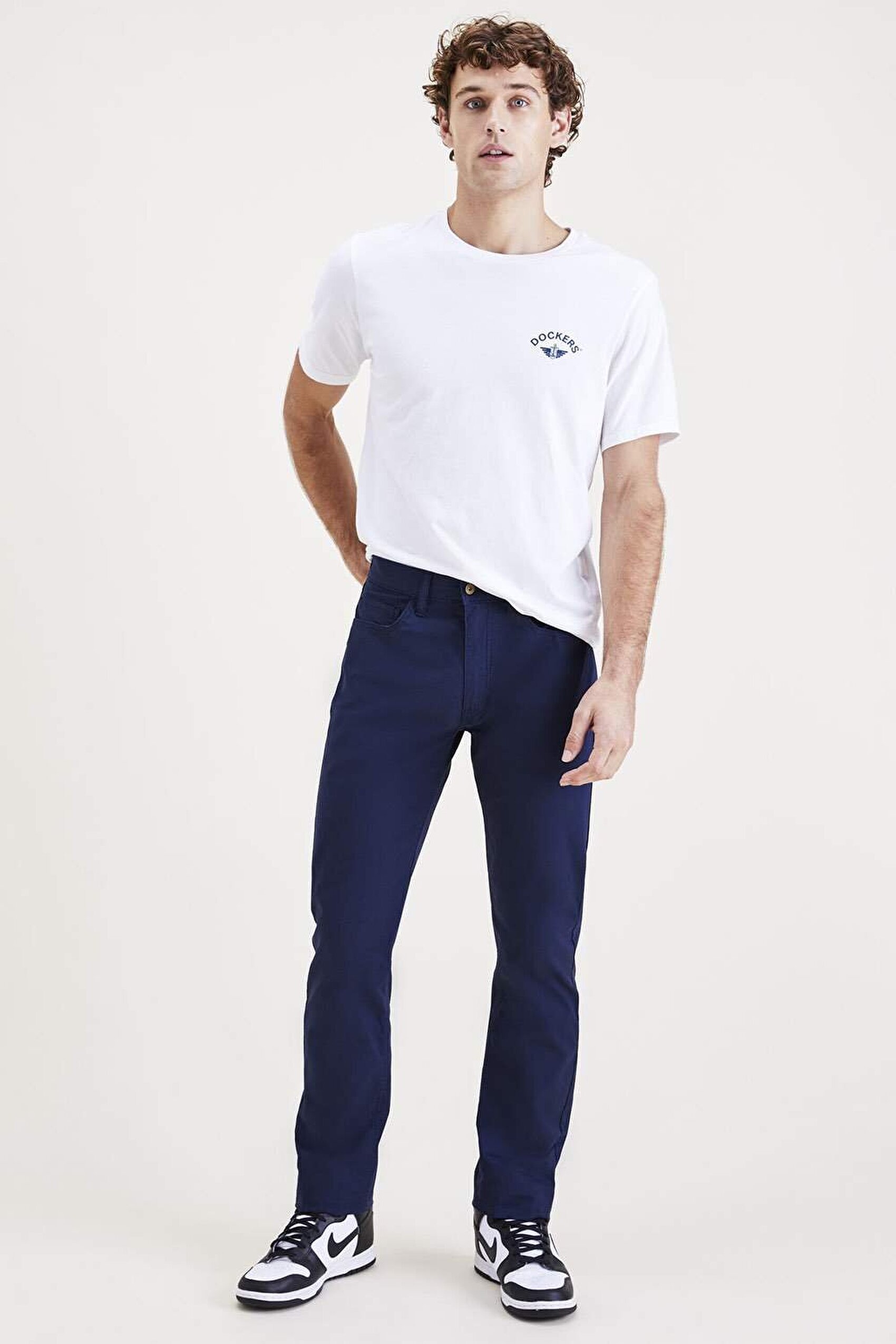 Jean Cut Lacivert Slim Fit Pantolon, Lightweight"