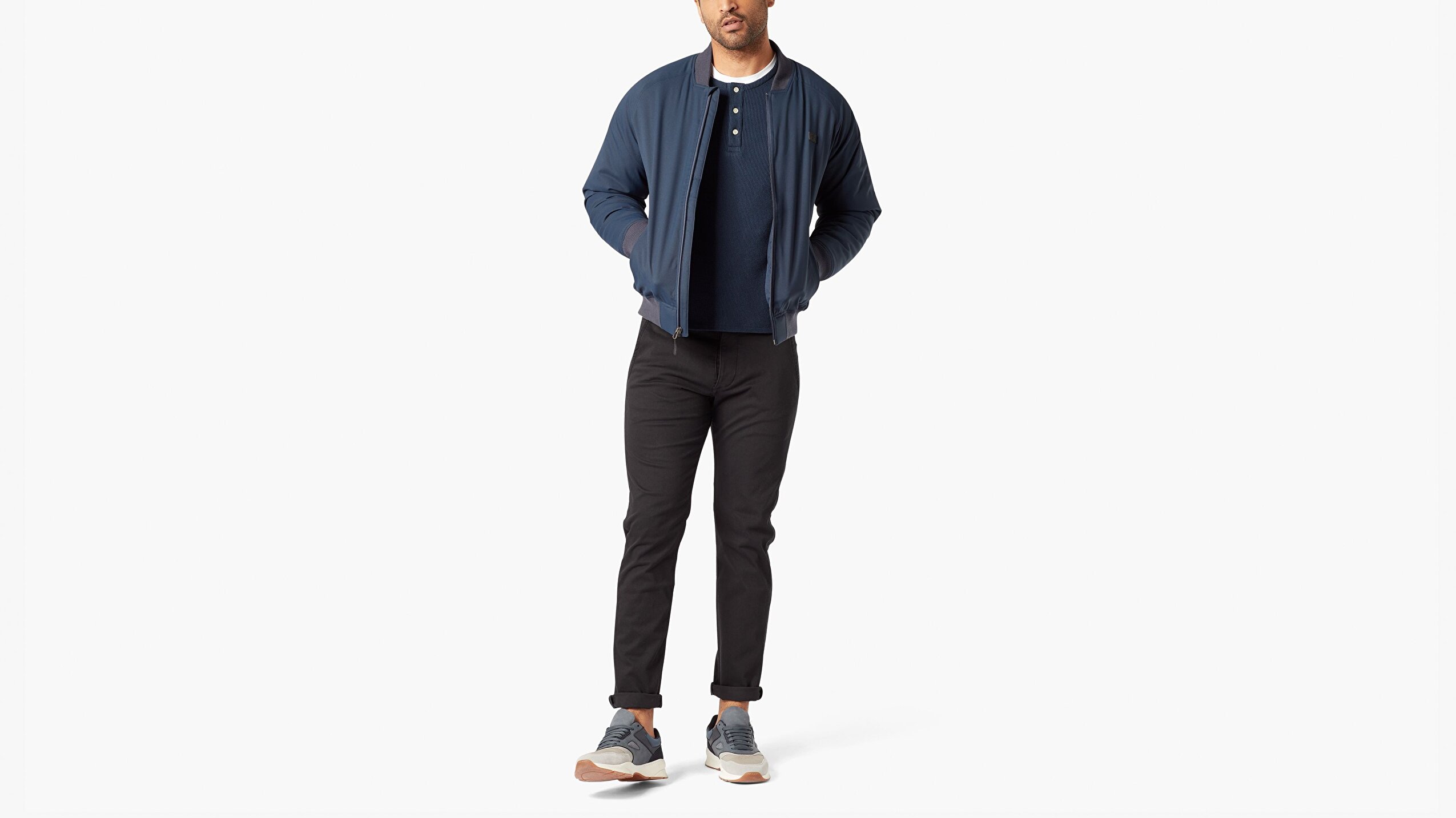 Alpha Khaki, Tapered Fit