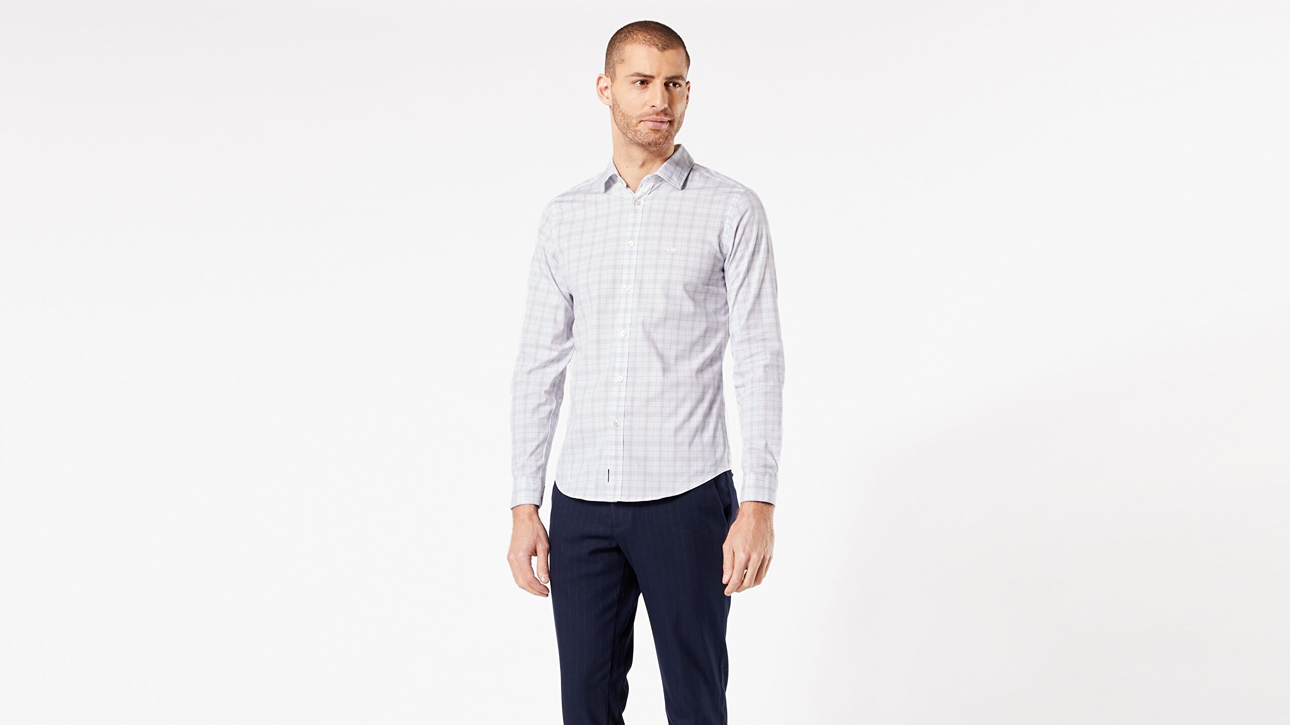 Refined Stretch Poplin Gömlek