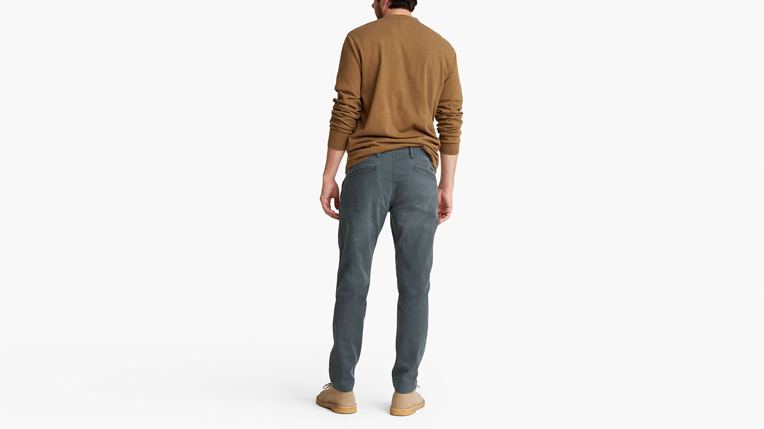 Waterless® Sustainable Alpha Khaki, Tapered Pantolon