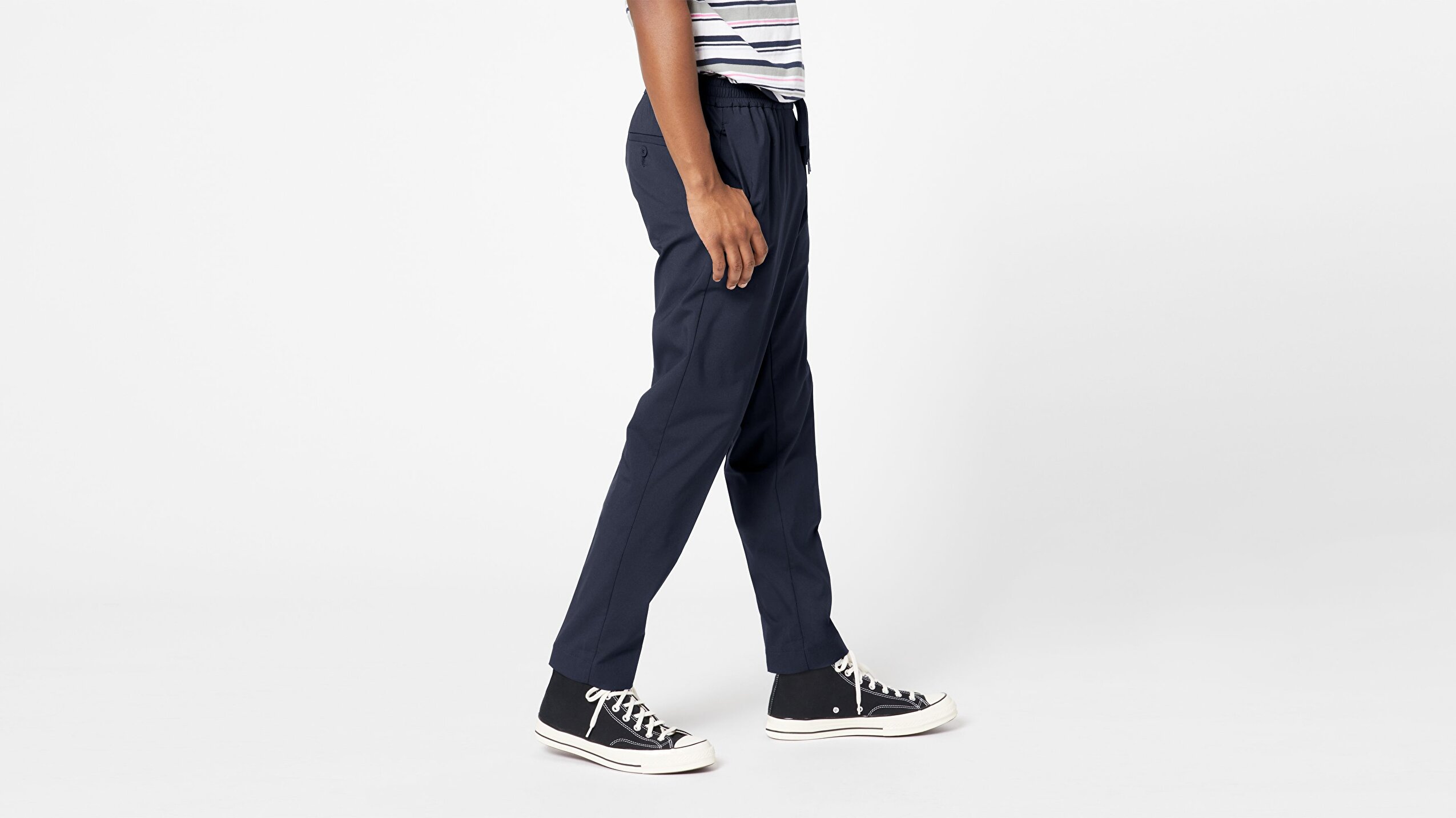 Pull On Jogger, Navy Ash