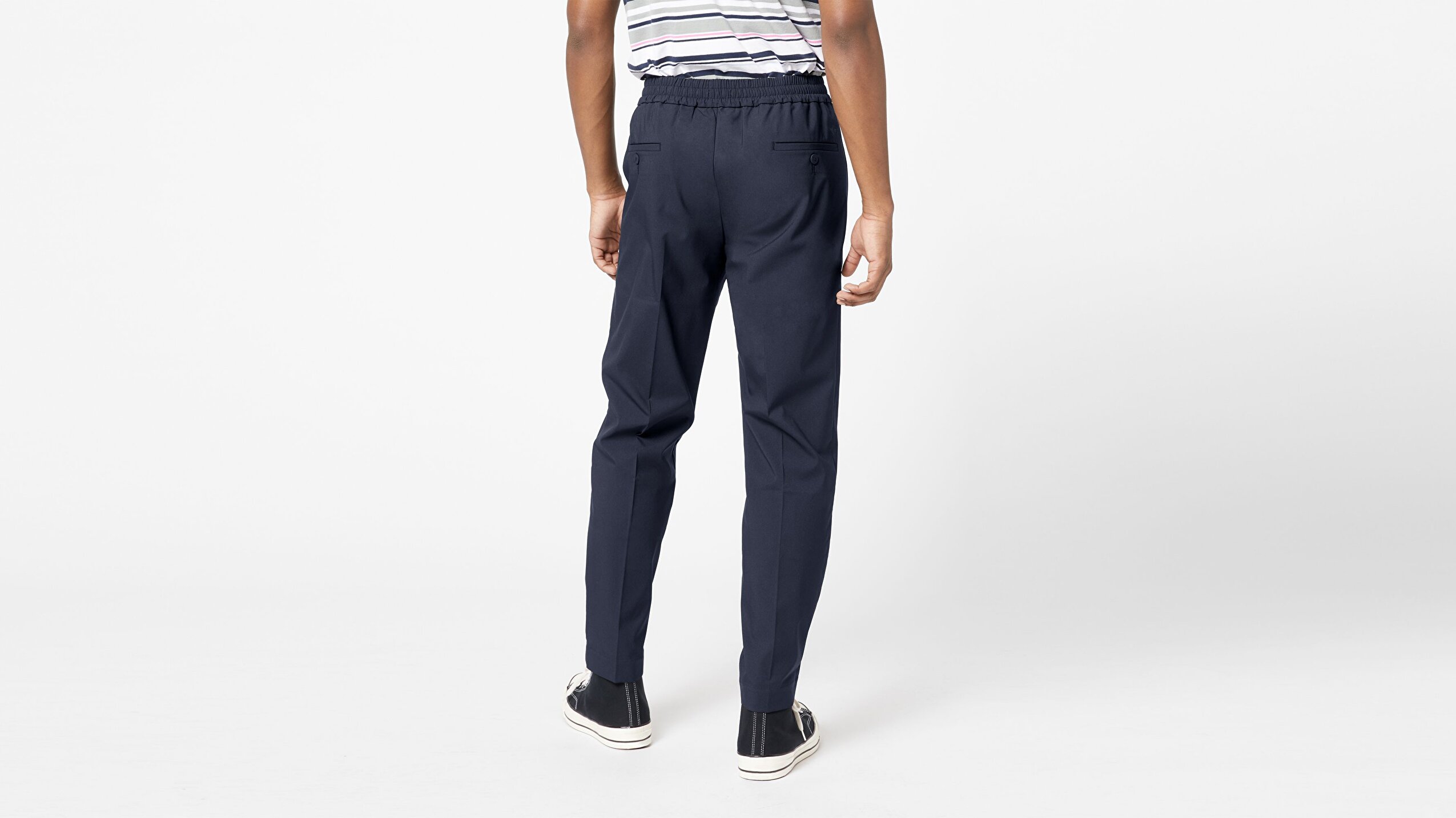 Pull On Jogger, Navy Ash