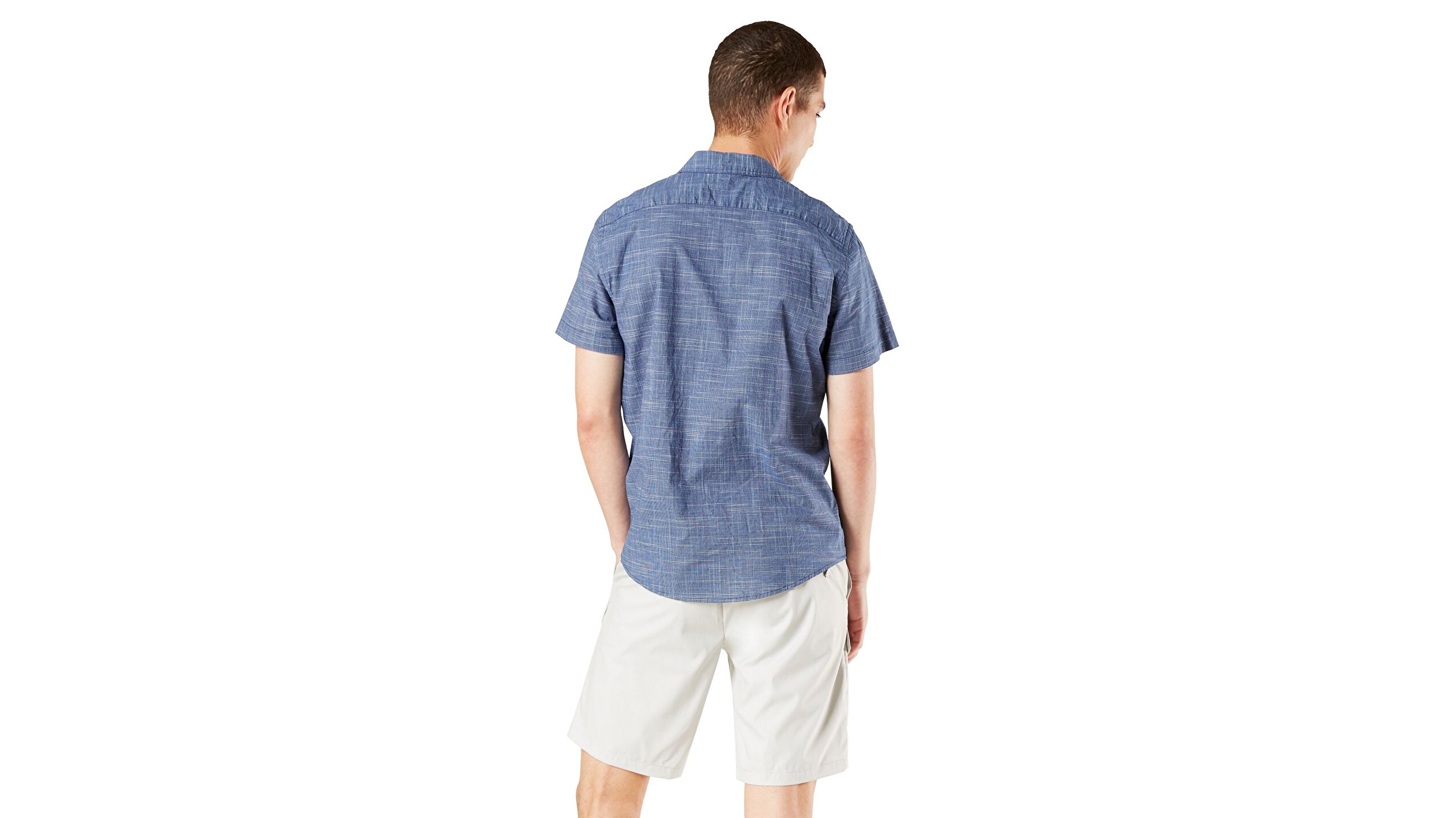 Washed Poplin, Kısa Kollu Gömlek