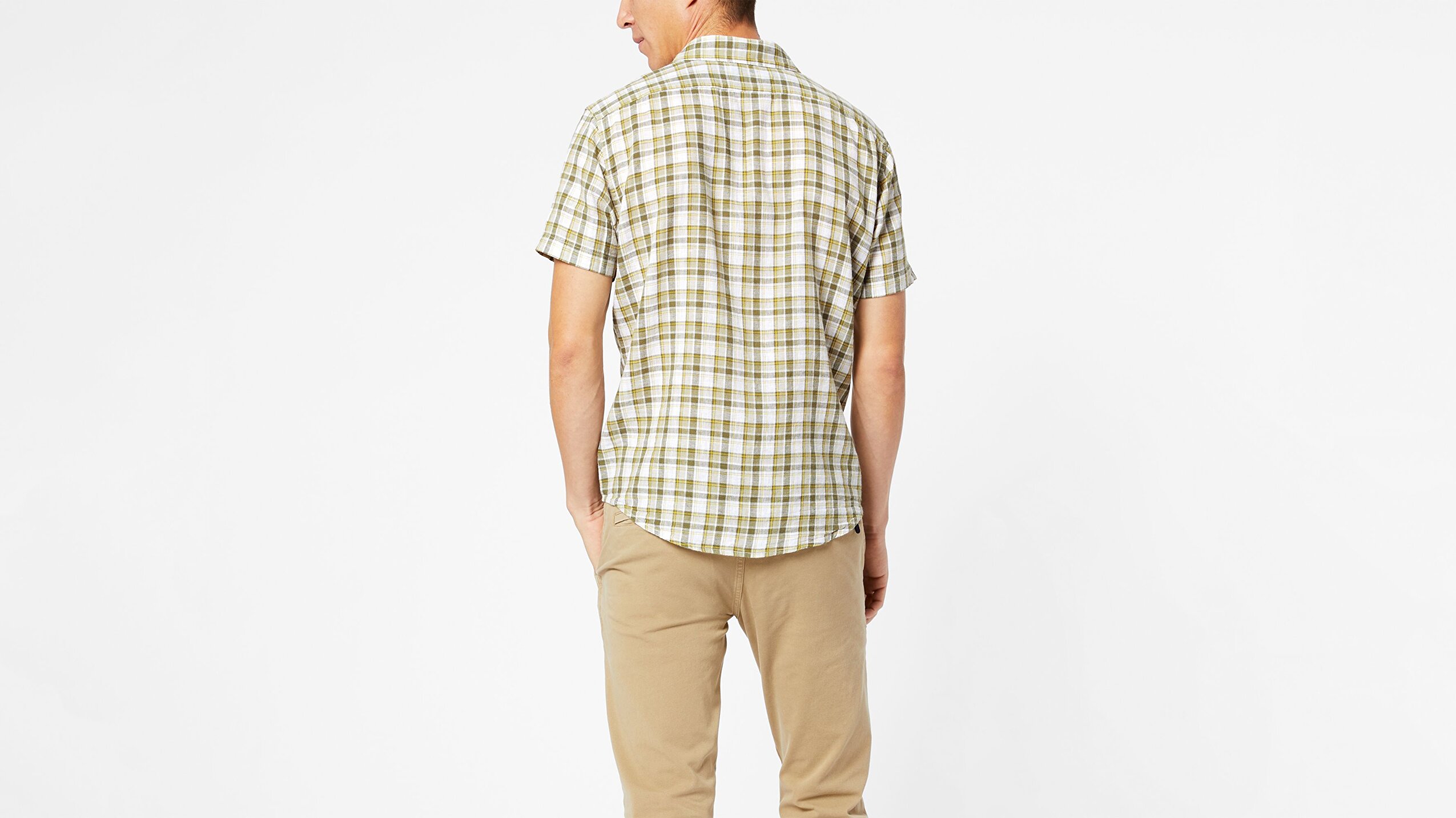 Washed Poplin Gömlek, Kısa Kol