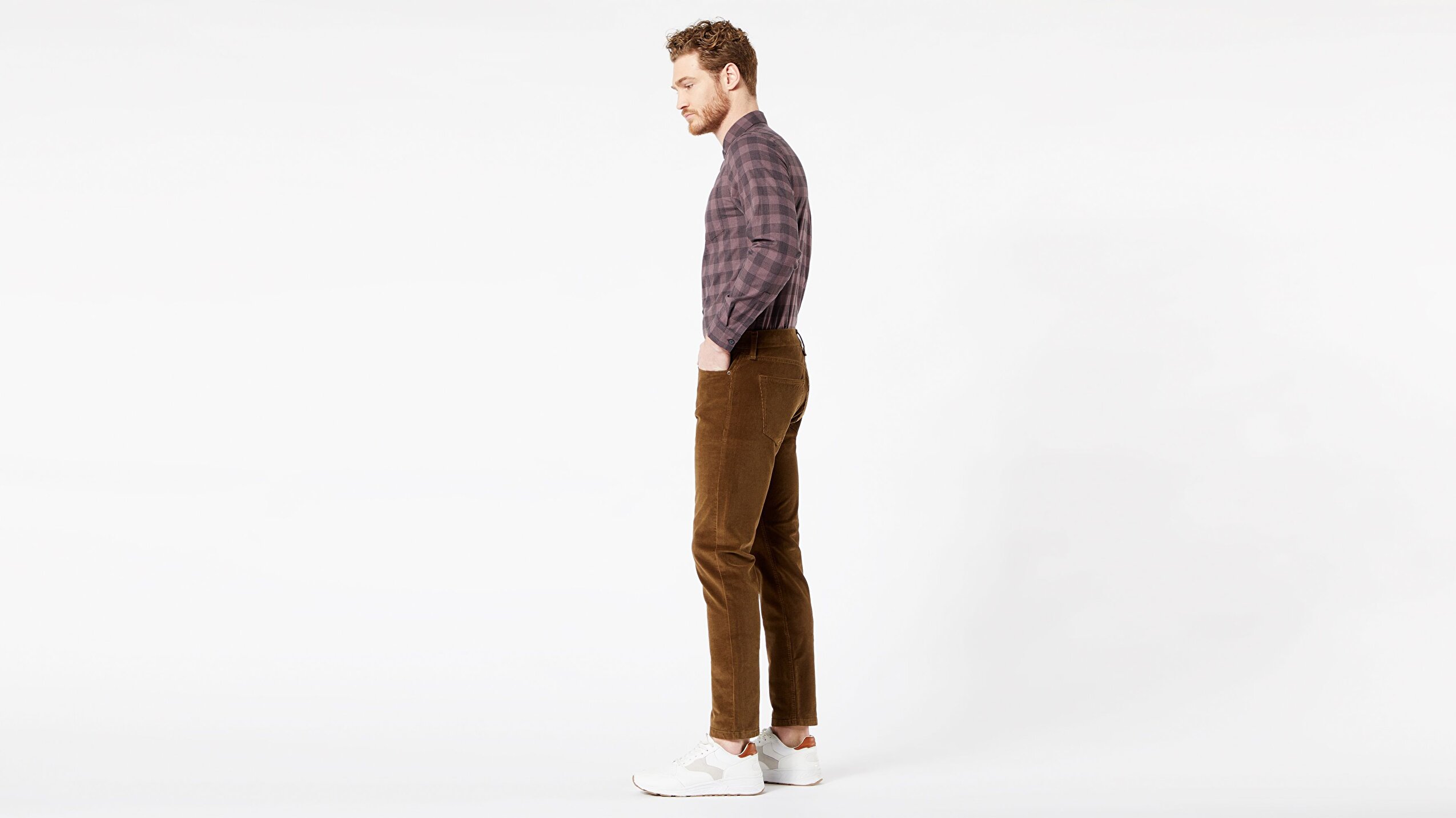 Ultimate Jean Cut Kadife, Slim Fit Pantolon