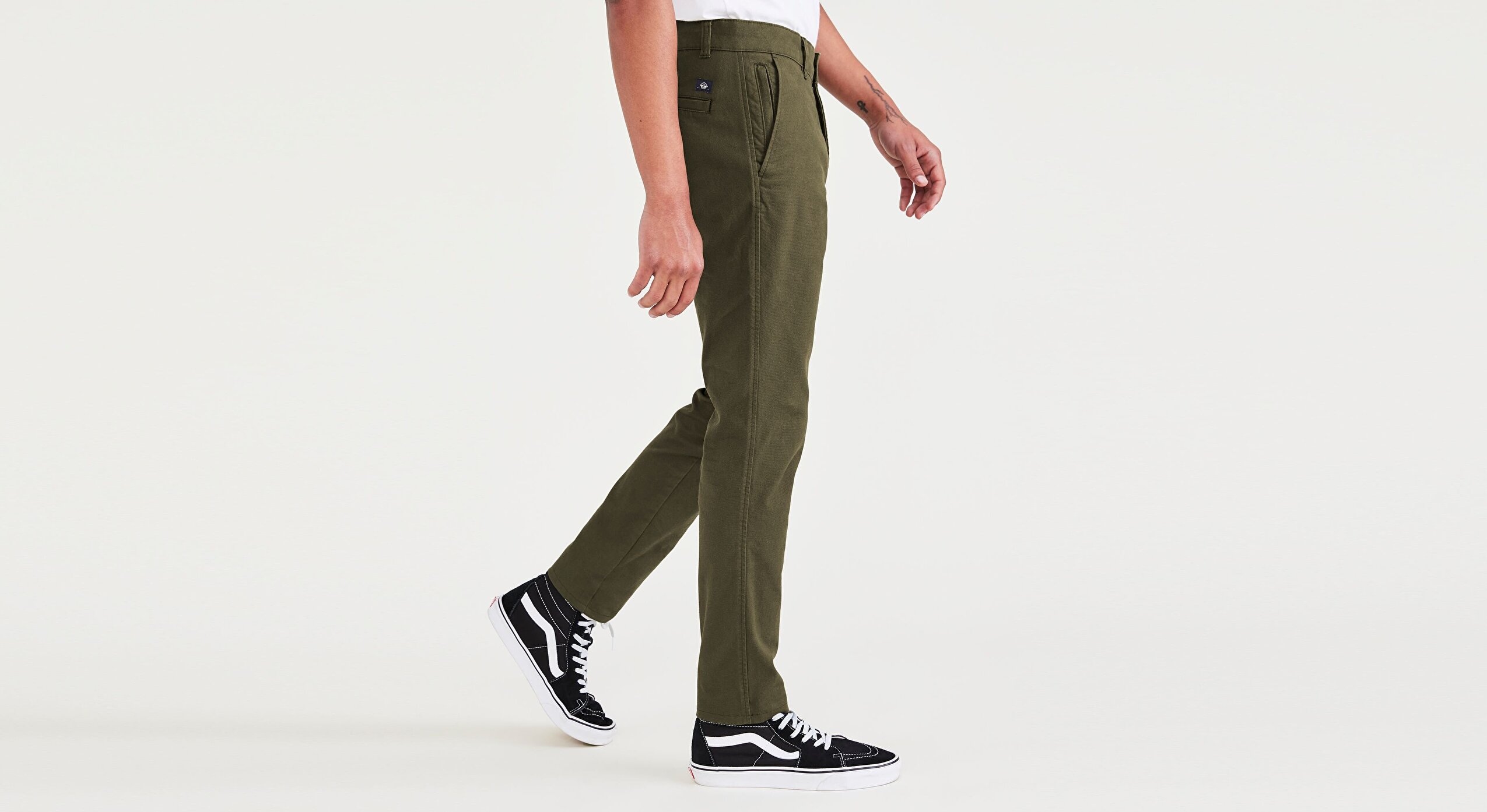 Smart 360 Flex Yeşil Ultimate Skinny Fit Chino Pantolon