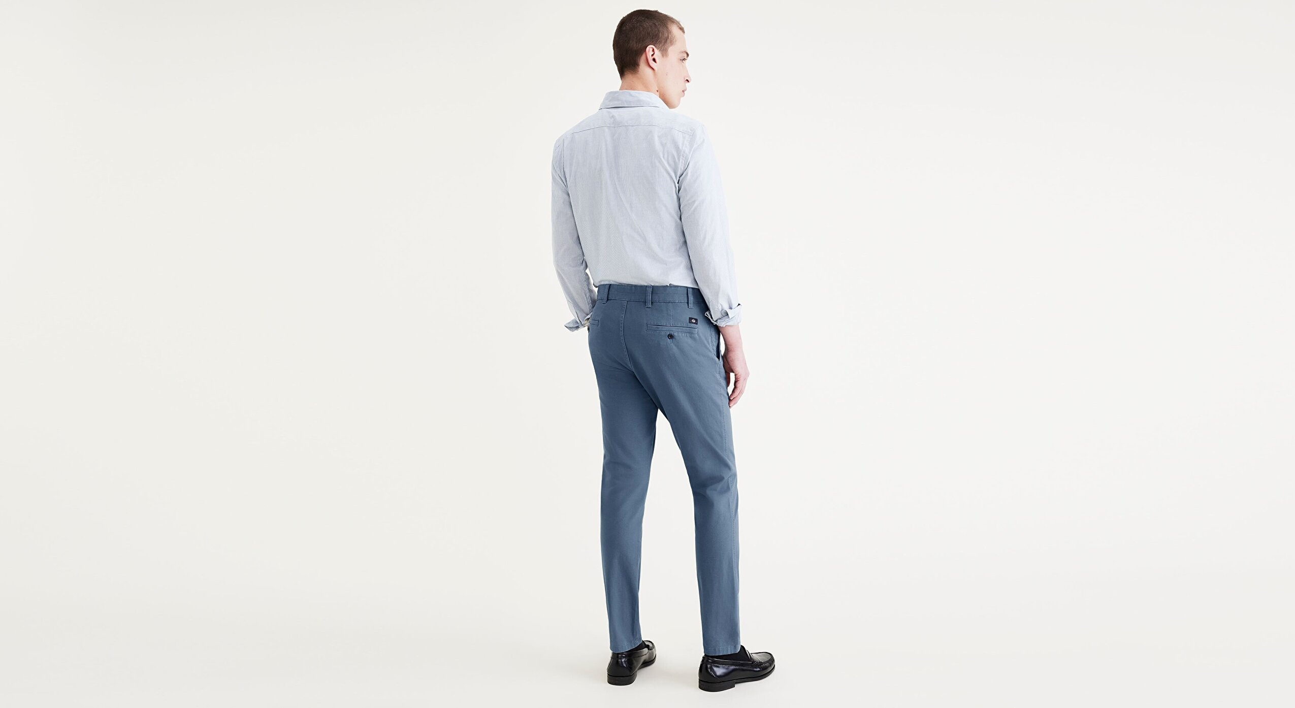 Smart 360 Flex Lacivert Ultimate Skinny Fit Chino Pantolon