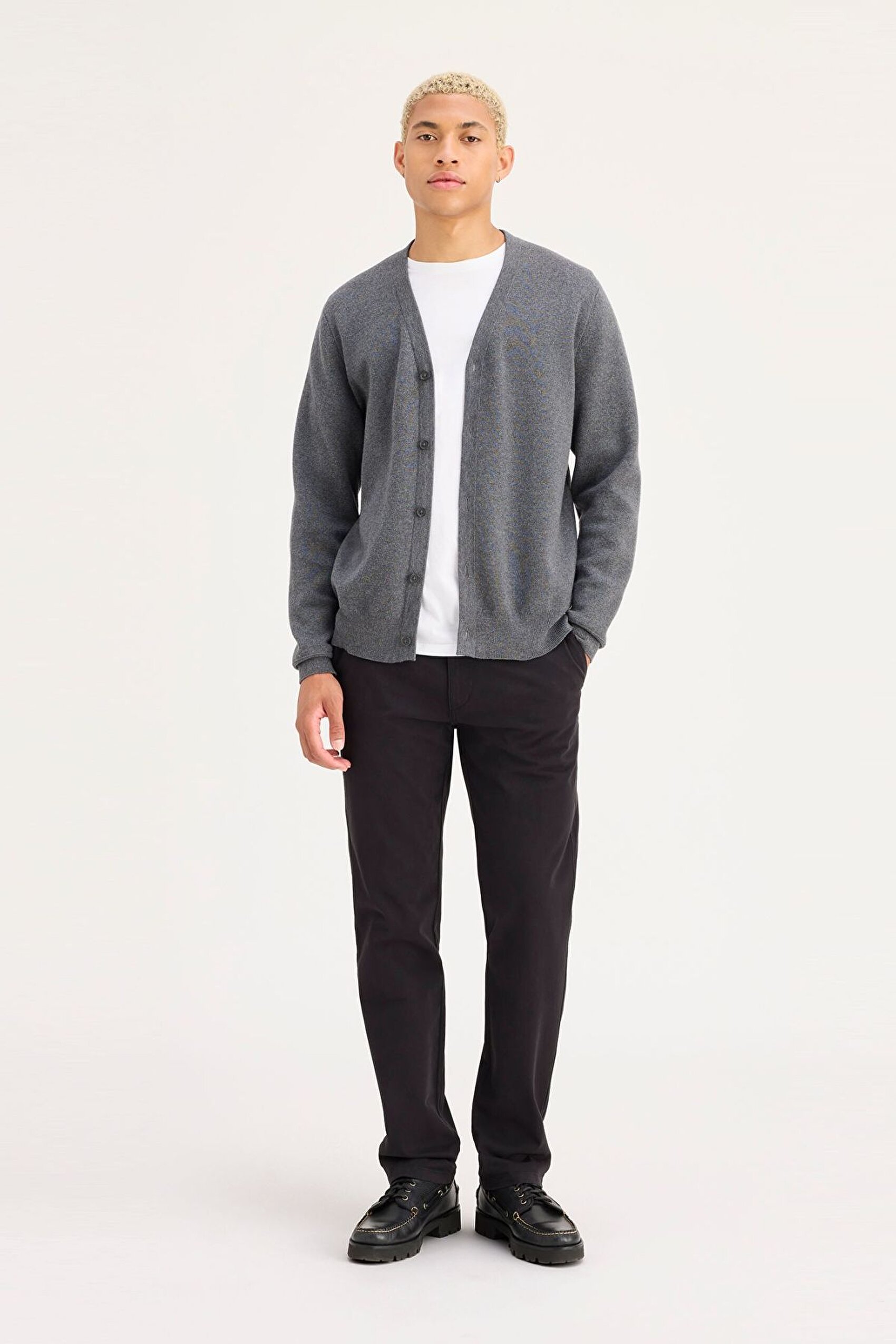 Smart 360 Flex Siyah Ultimate Slim Fit Chino Pantolon