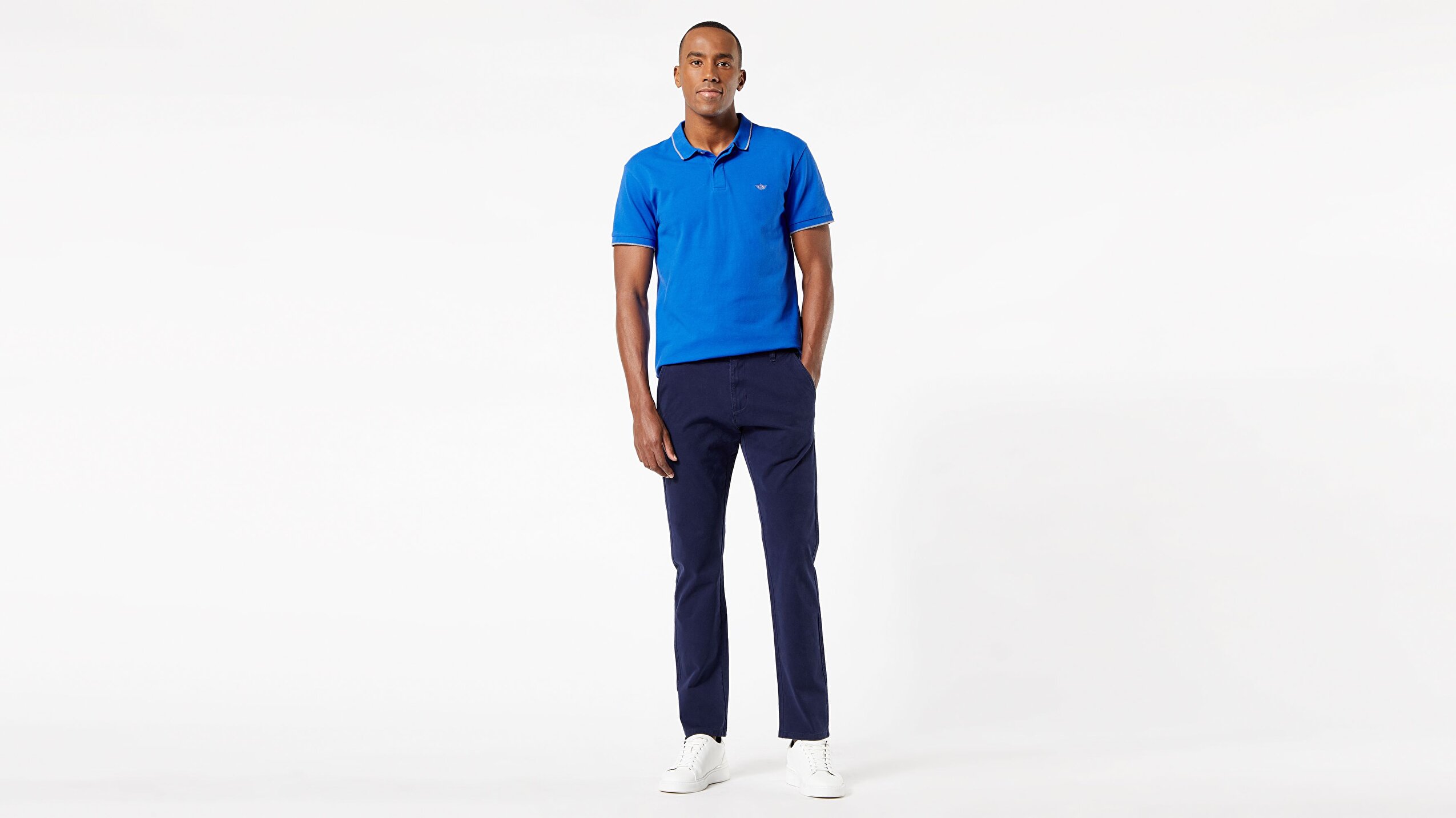 Smart 360 Flex Lacivert Ultimate Slim Fit Chino Pantolon