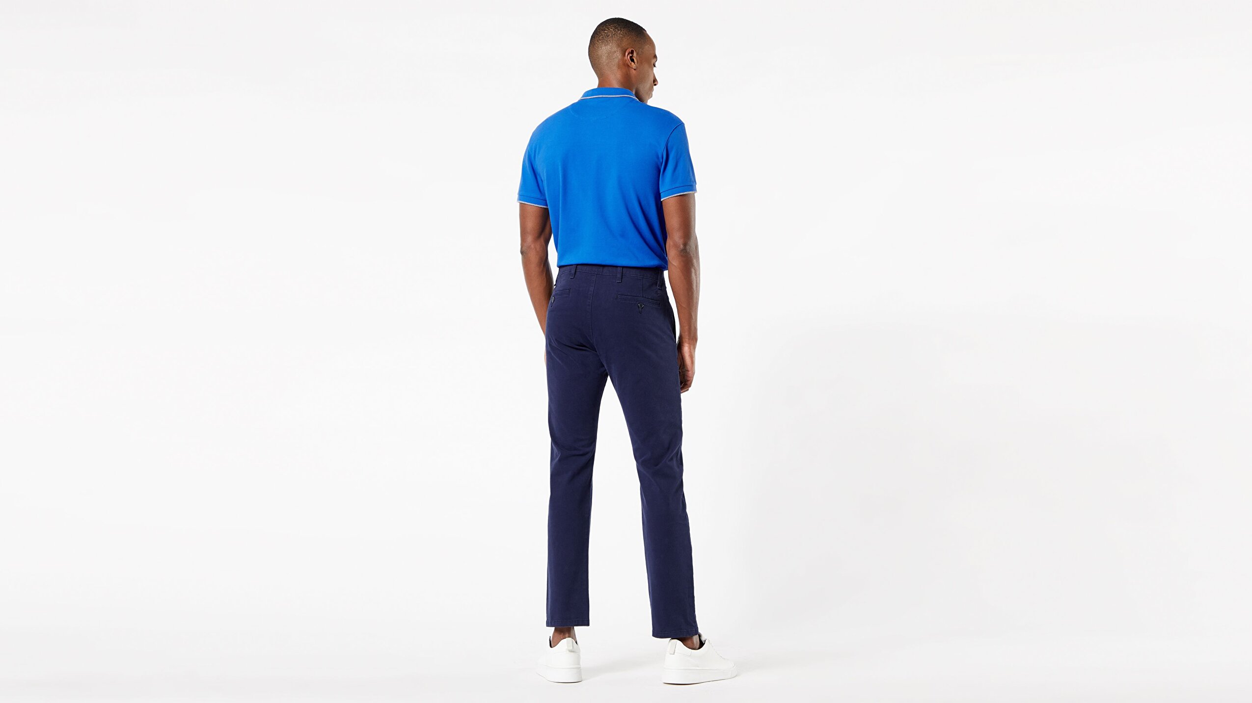 Smart 360 Flex Lacivert Ultimate Slim Fit Chino Pantolon