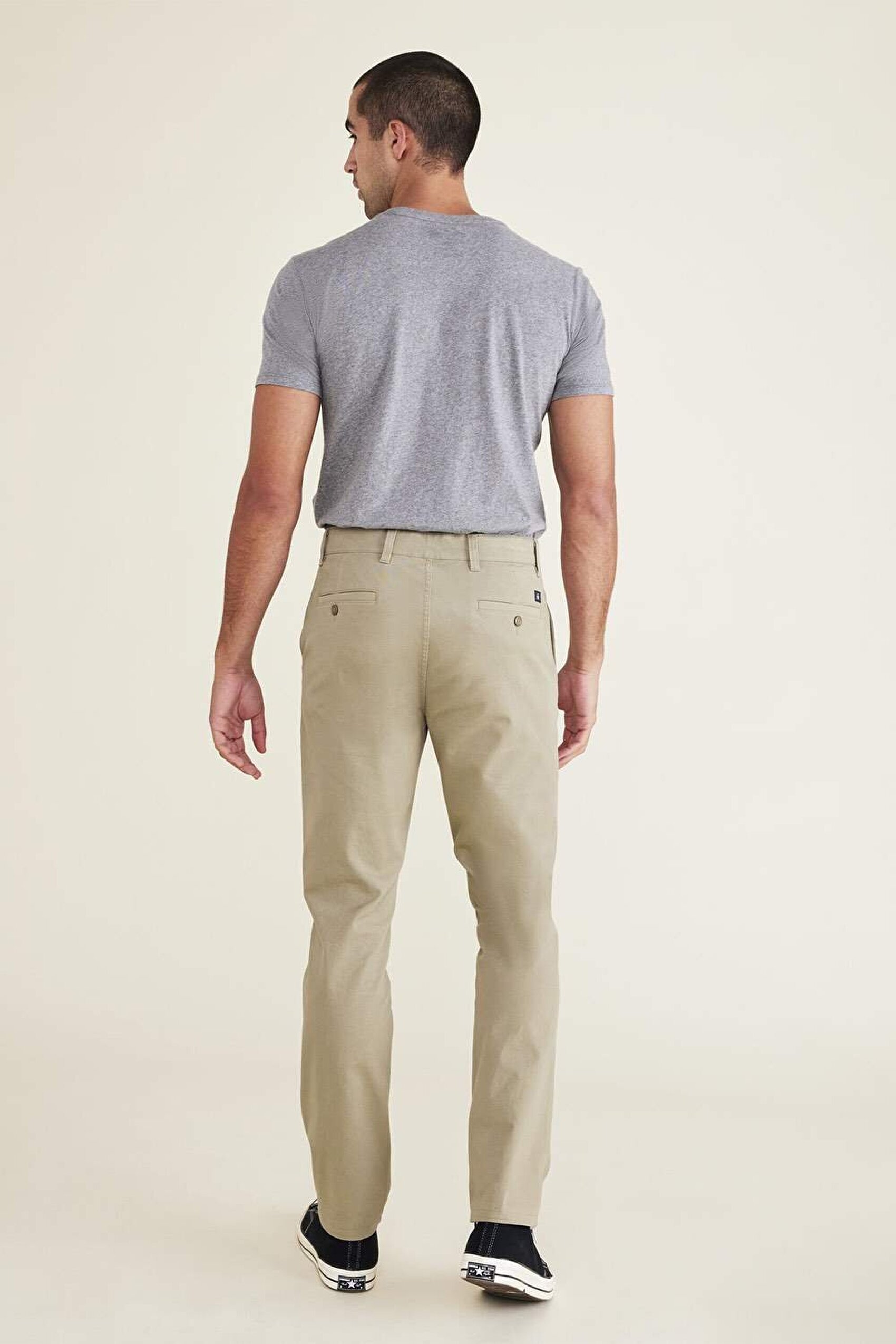 Smart 360 Flex Bej Ultimate Slim Fit Chino Pantolon